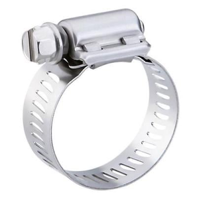 Worm-Drive SAE Size 28 Breeze Power-Seal Stainless Steel Hose Clamp Worm-Drive SAE Size 28 Breeze Power-Seal Stainless Steel Hose Clamp